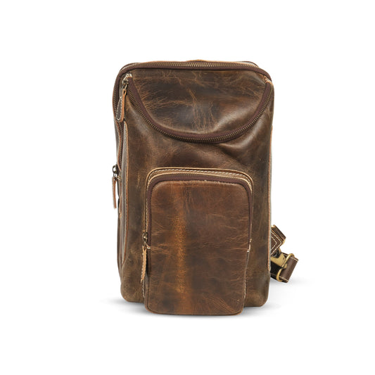 Godzi Men’s Buffalo Leather Sling Bag