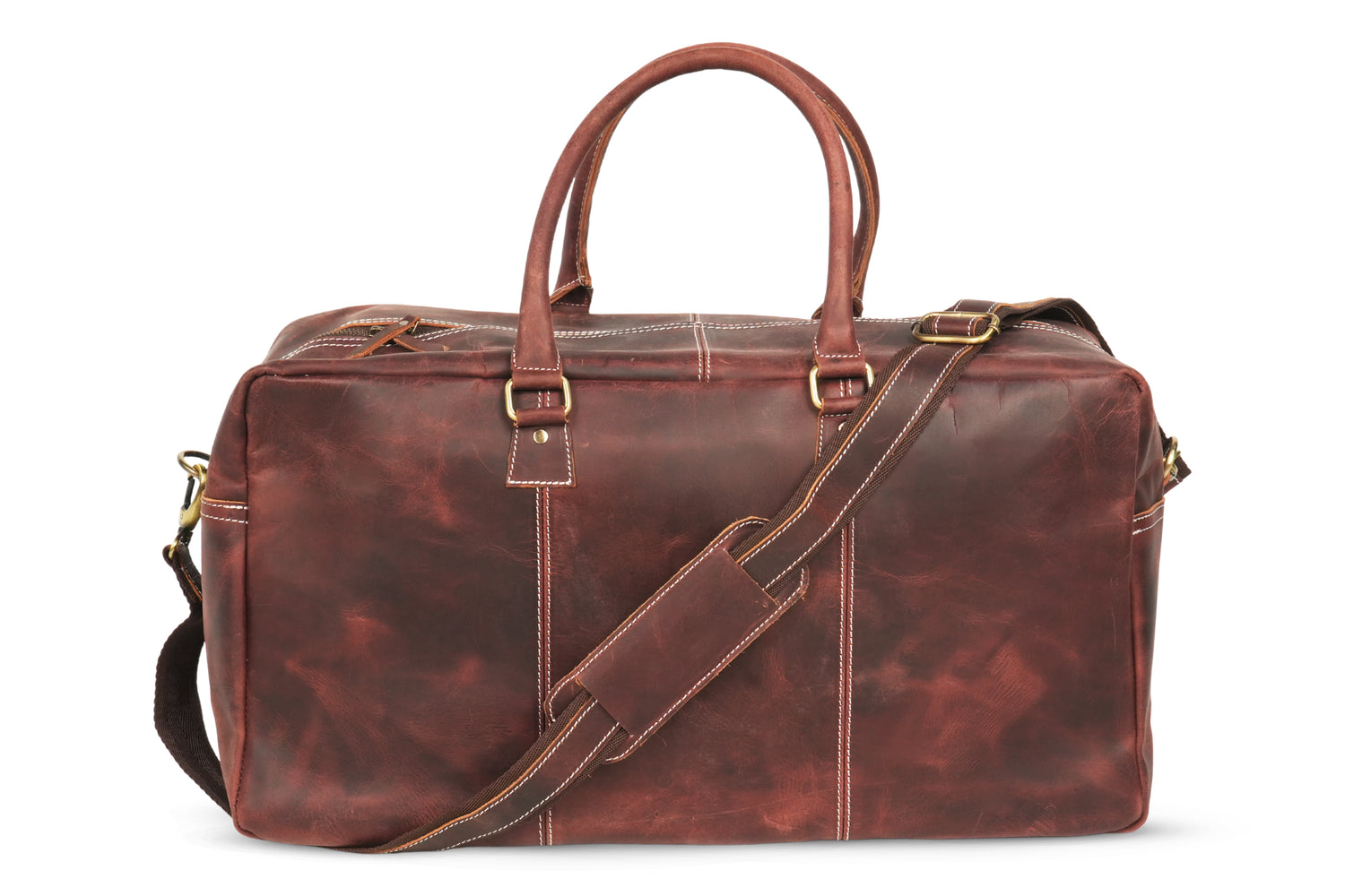 Godzi Buffalo Leather Duffle Bag – Cabin Size