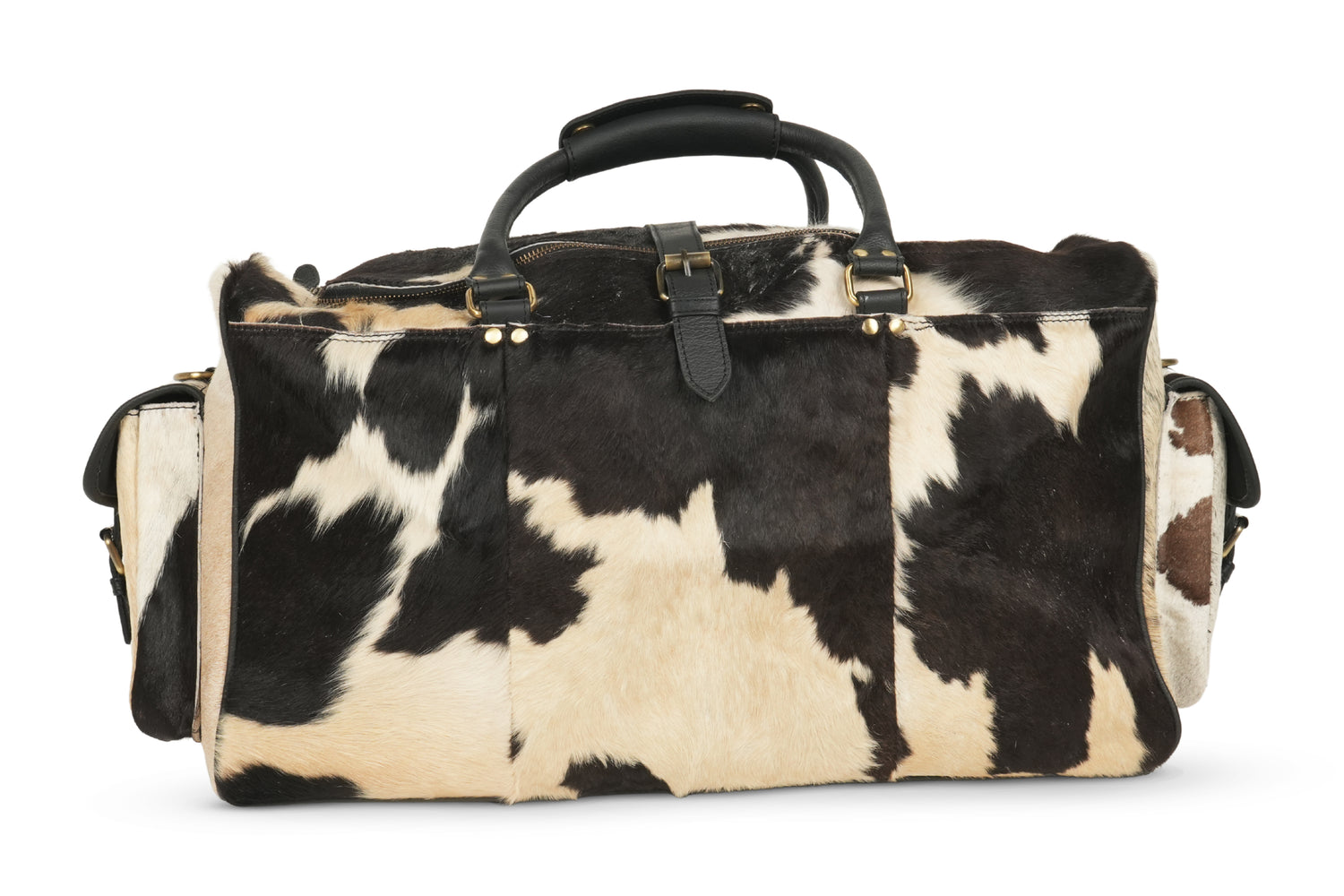 Godzi Luxury Hairon Leather Duffle – Unique Handmade Goat Leather