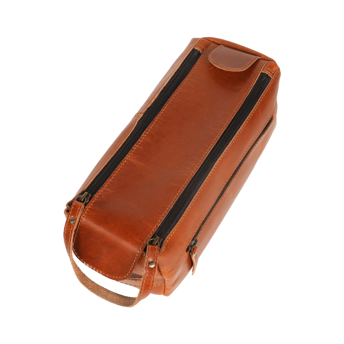 Godzi Groomer Leather Toiletry Bag