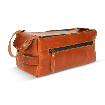 Godzi Groomer Leather Toiletry Bag