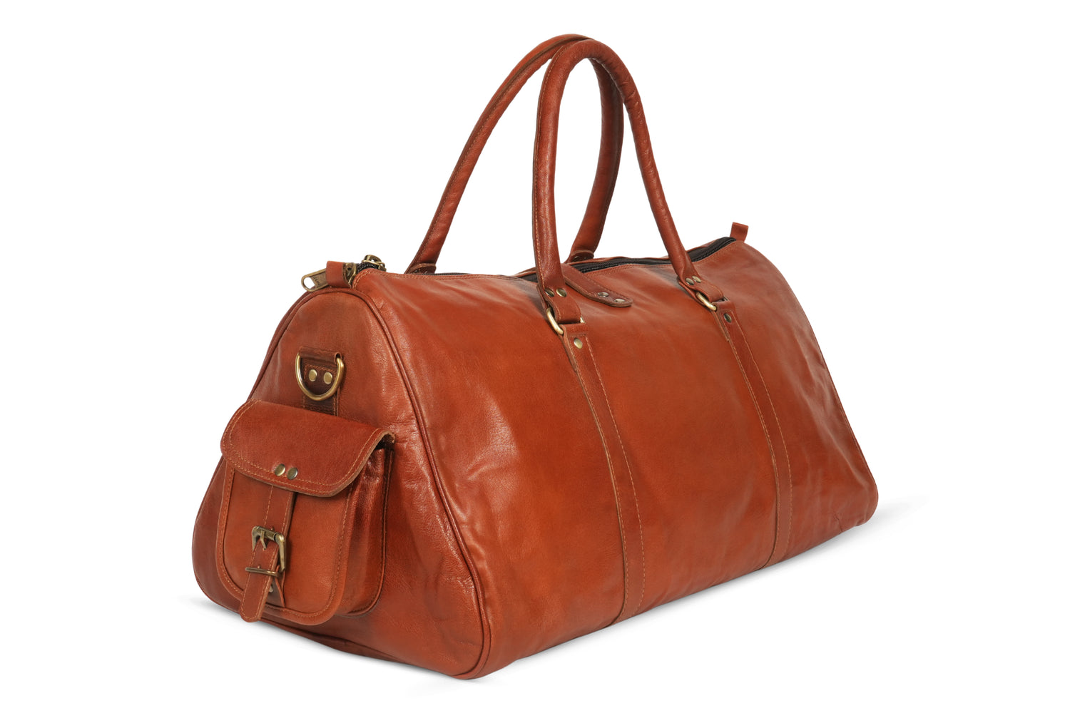 Godzi Handmade Goat Leather Duffle Bag