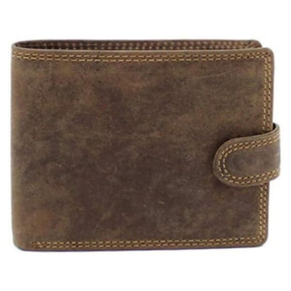 RFID Secure Leather Wallet – Model 710 Brown