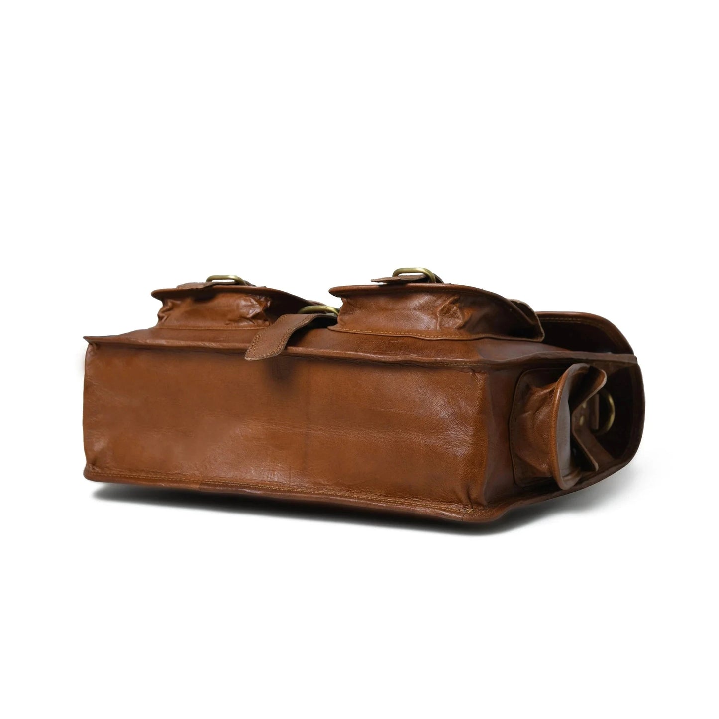 Retro Vintage Briefcase Godzi Leather