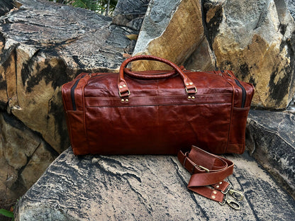 Godzi LeatherLuxe Duffle Bag