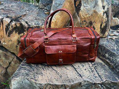 Godzi LeatherLuxe Duffle Bag