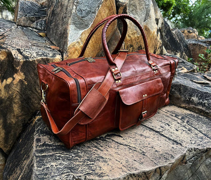 Godzi LeatherLuxe Duffle Bag