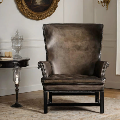 Seren Curve Leather Sofa Chair