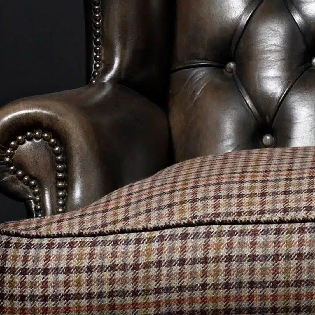 Talbot Chesterfield Leather Sofa Chair