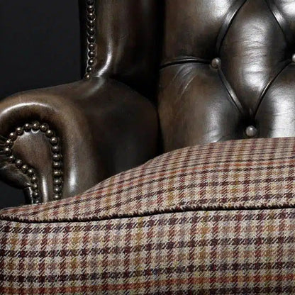Talbot Chesterfield Leather Sofa Chair