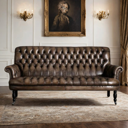 Alton Vintage Leather 3- Seater Sofa