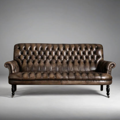 Alton Vintage Leather 3- Seater Sofa