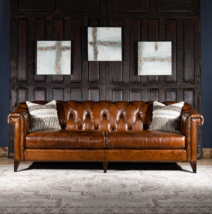 Seville Leather Chesterfield Sofa