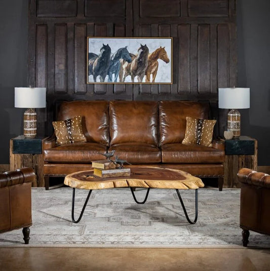 Porto Leather Sofa