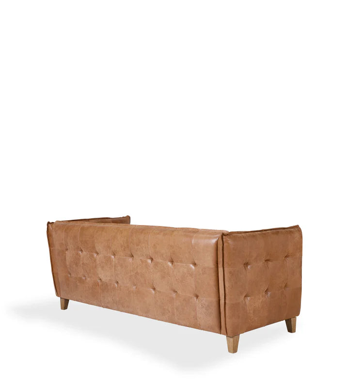 Hemel Leather Chesterfield 3- Seater Sofa