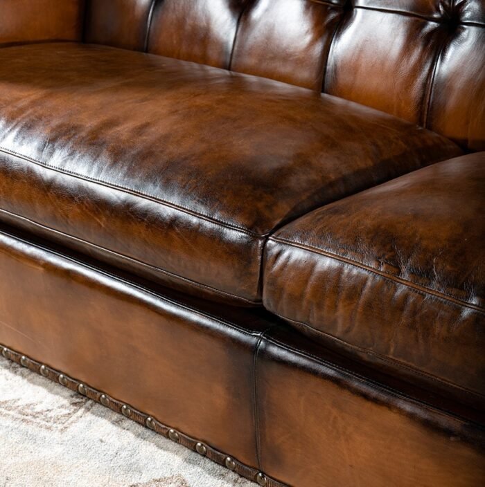 Trieste Architect Leather Sofa